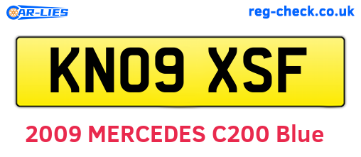 KN09XSF are the vehicle registration plates.