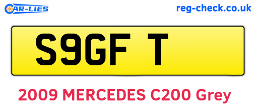 S9GFT are the vehicle registration plates.