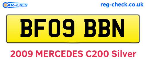 BF09BBN are the vehicle registration plates.