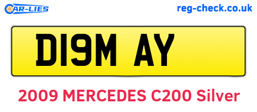 D19MAY are the vehicle registration plates.