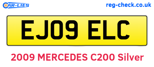 EJ09ELC are the vehicle registration plates.