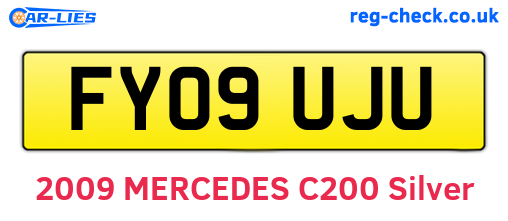 FY09UJU are the vehicle registration plates.