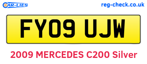 FY09UJW are the vehicle registration plates.