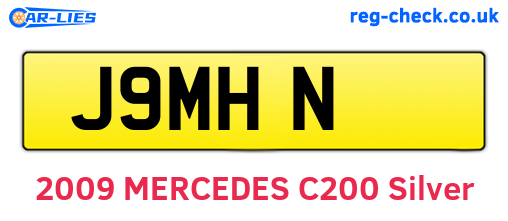 J9MHN are the vehicle registration plates.