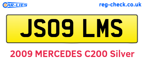JS09LMS are the vehicle registration plates.