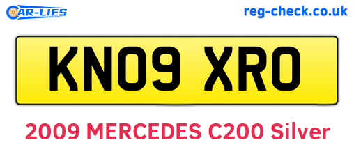 KN09XRO are the vehicle registration plates.