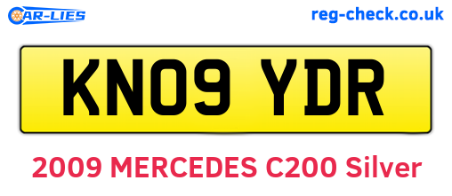 KN09YDR are the vehicle registration plates.