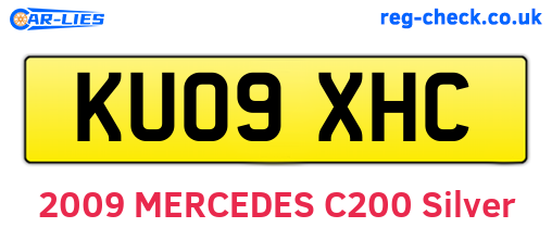 KU09XHC are the vehicle registration plates.