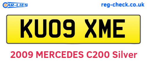 KU09XME are the vehicle registration plates.