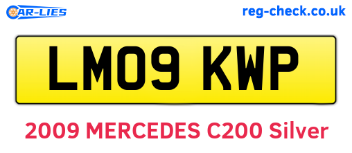 LM09KWP are the vehicle registration plates.