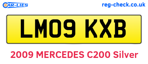 LM09KXB are the vehicle registration plates.