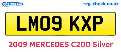 LM09KXP are the vehicle registration plates.