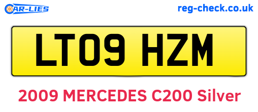 LT09HZM are the vehicle registration plates.