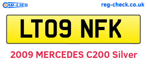 LT09NFK are the vehicle registration plates.