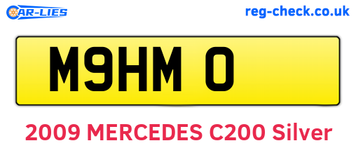 M9HMO are the vehicle registration plates.