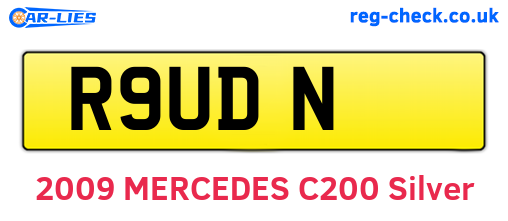 R9UDN are the vehicle registration plates.