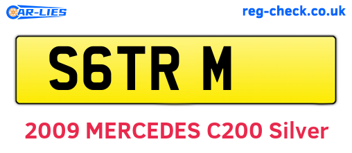 S6TRM are the vehicle registration plates.