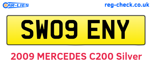 SW09ENY are the vehicle registration plates.