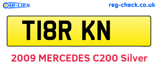 T18RKN are the vehicle registration plates.