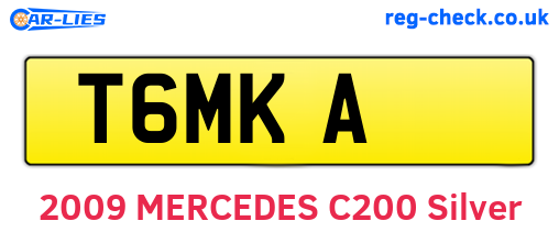 T6MKA are the vehicle registration plates.