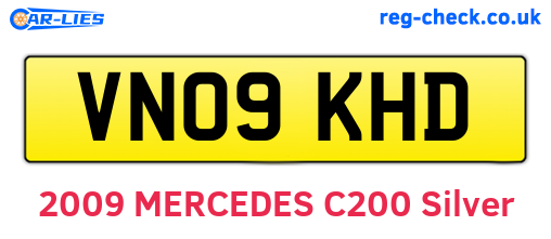 VN09KHD are the vehicle registration plates.