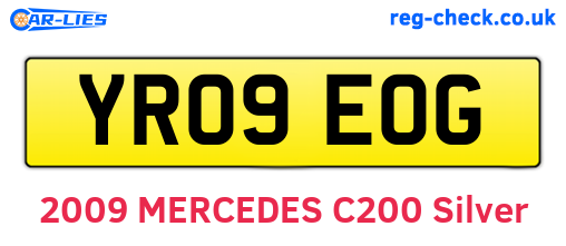 YR09EOG are the vehicle registration plates.