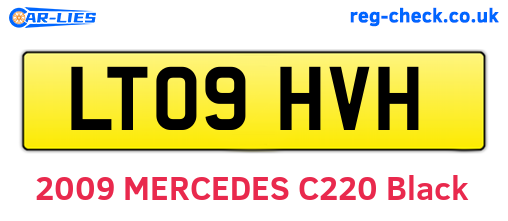 LT09HVH are the vehicle registration plates.