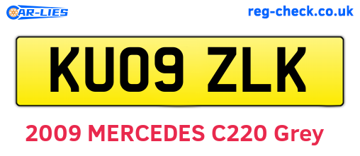 KU09ZLK are the vehicle registration plates.