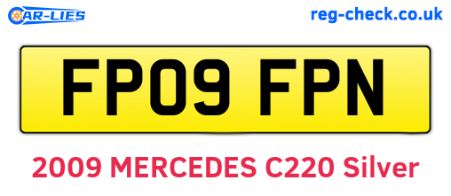FP09FPN are the vehicle registration plates.