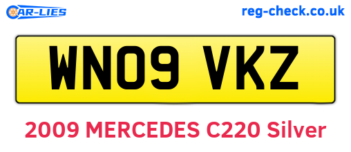 WN09VKZ are the vehicle registration plates.