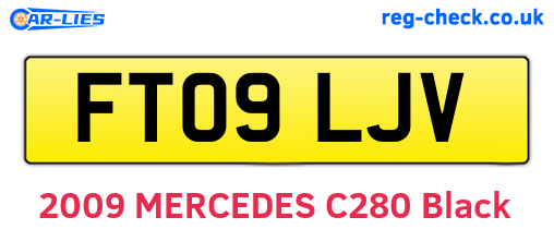 FT09LJV are the vehicle registration plates.