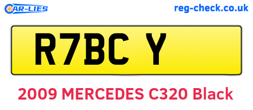 R7BCY are the vehicle registration plates.