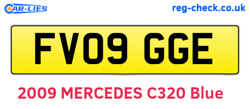 FV09GGE are the vehicle registration plates.