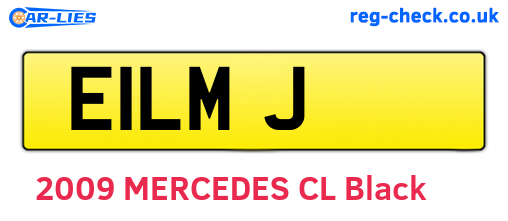 E1LMJ are the vehicle registration plates.