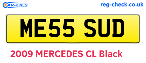 ME55SUD are the vehicle registration plates.