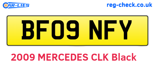 BF09NFY are the vehicle registration plates.