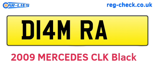 D14MRA are the vehicle registration plates.