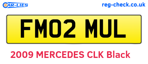 FM02MUL are the vehicle registration plates.
