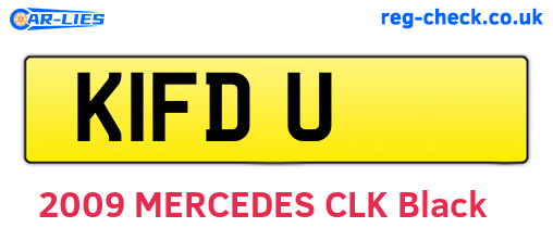 K1FDU are the vehicle registration plates.