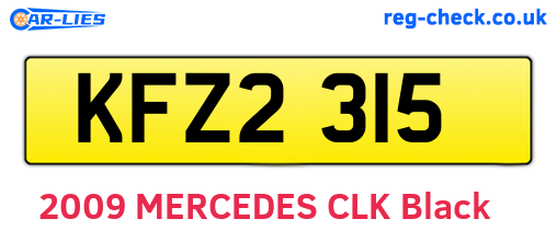 KFZ2315 are the vehicle registration plates.