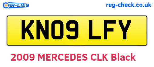 KN09LFY are the vehicle registration plates.