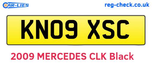 KN09XSC are the vehicle registration plates.