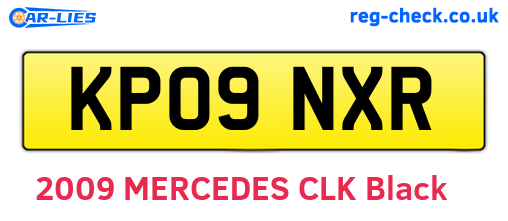 KP09NXR are the vehicle registration plates.