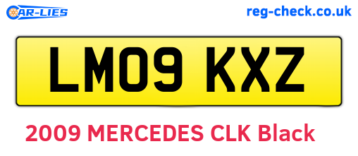 LM09KXZ are the vehicle registration plates.