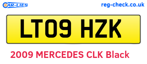 LT09HZK are the vehicle registration plates.
