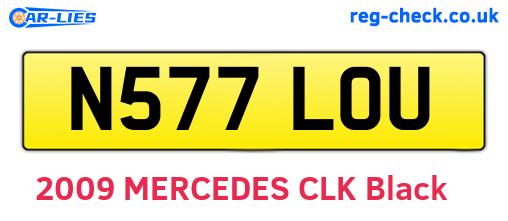 N577LOU are the vehicle registration plates.