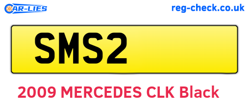 SMS2 are the vehicle registration plates.