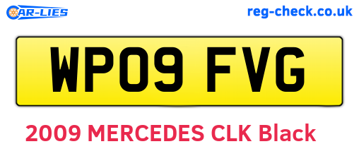 WP09FVG are the vehicle registration plates.