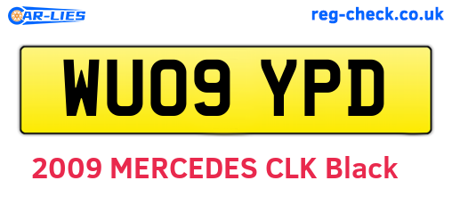 WU09YPD are the vehicle registration plates.