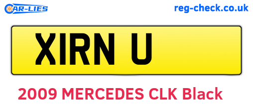 X1RNU are the vehicle registration plates.